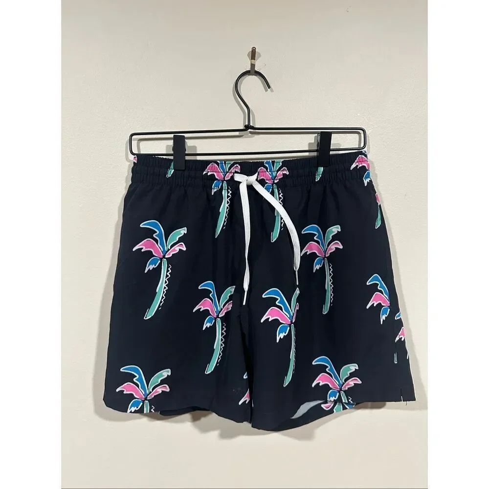 Chubbies Men's Swim Trunks bathing suit  Palm Trees M 5.5" inseam
